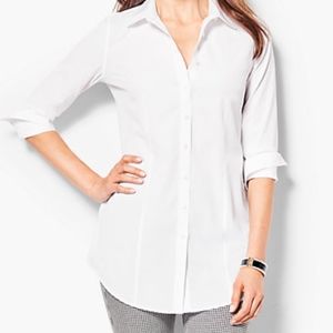 Talbots Tops - NWT Talbots white button down shirt, size 6 Talbots Tops - NWT Talbots white button down shirt, size 6